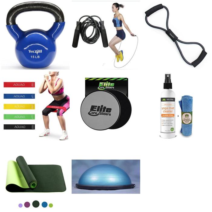 kit gym essentials fitness