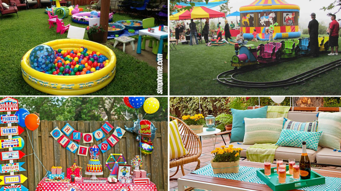 Backyard birthday party ideas