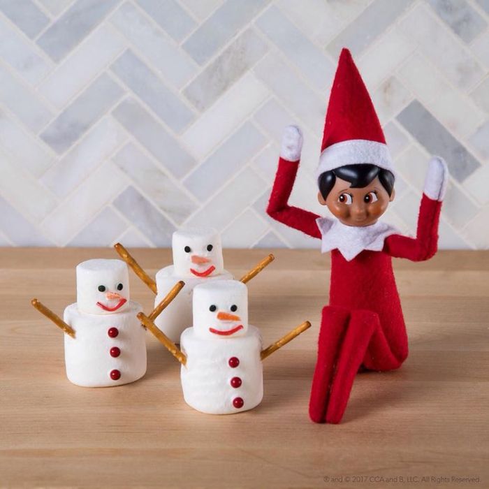 Elf on the shelf marshmallow ideas