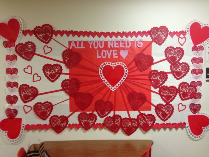 Bulletin board ideas for valentine's day