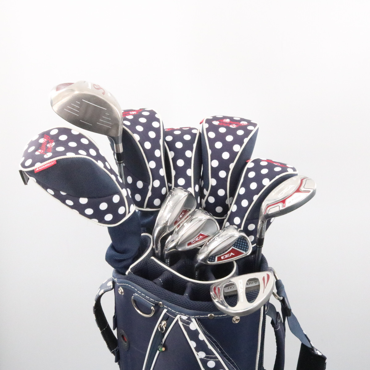 Adams golf bag idea blue and gray