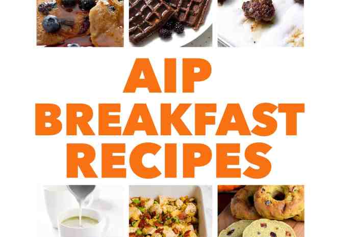 Aip breakfast ideas