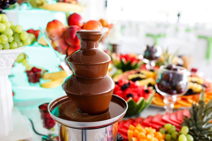 Chocolate fountain ideas