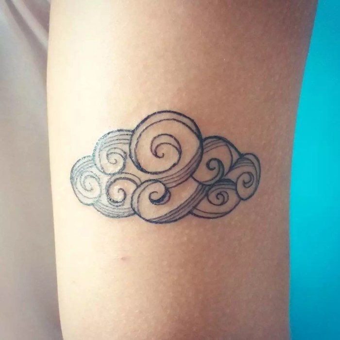 Cloud tattoo ideas