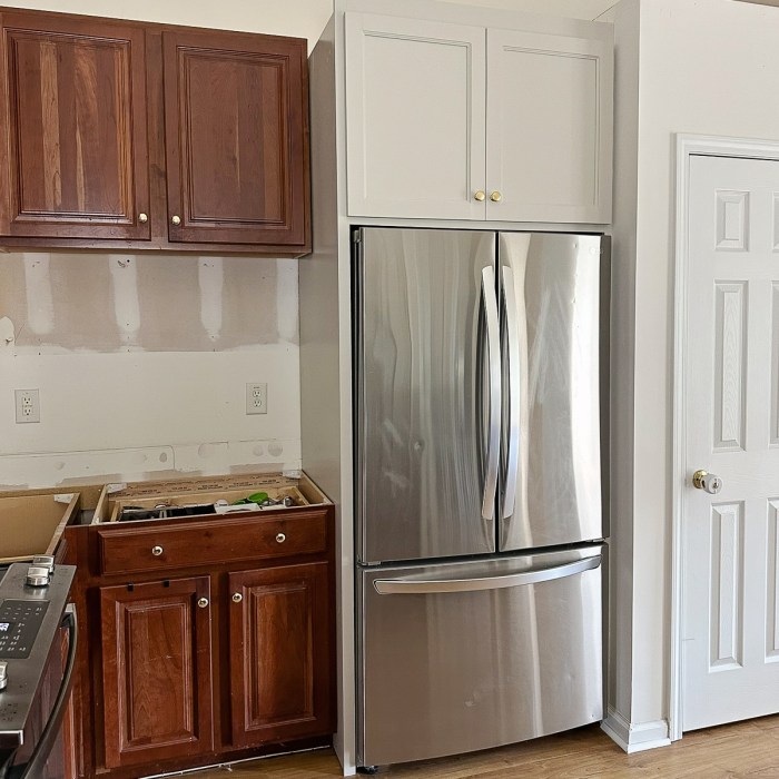 Above fridge cabinet ideas