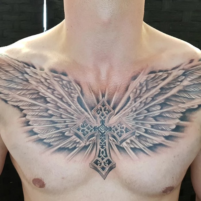 Chest piece tattoo ideas