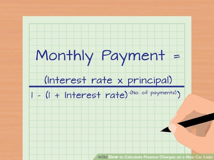 How to count car loan interest