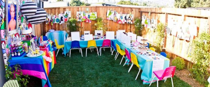 Backyard birthday party ideas