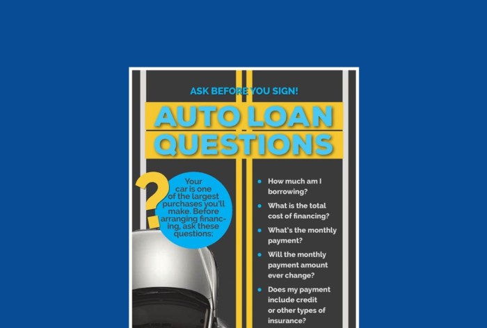 Questions to ask credit union for auto loan