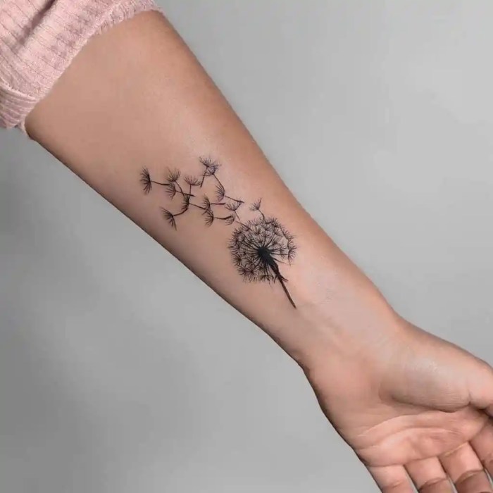 Dandelion tattoo ideas