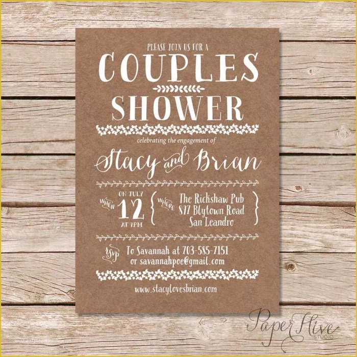 Couples wedding shower ideas