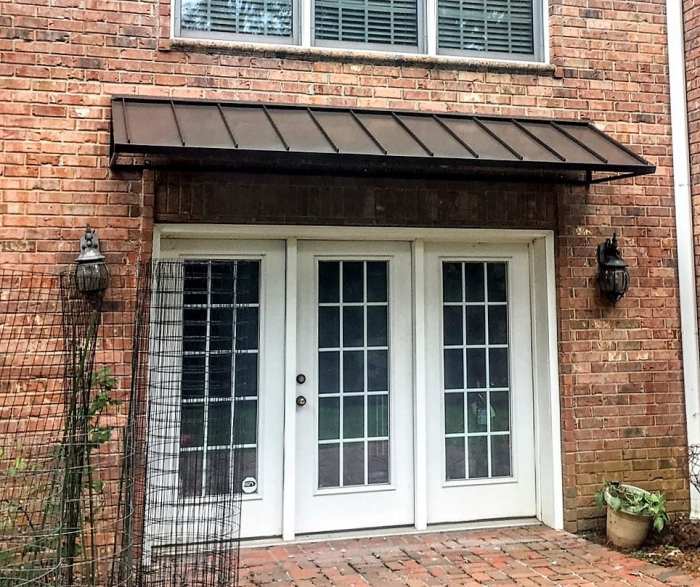 Front door awning ideas