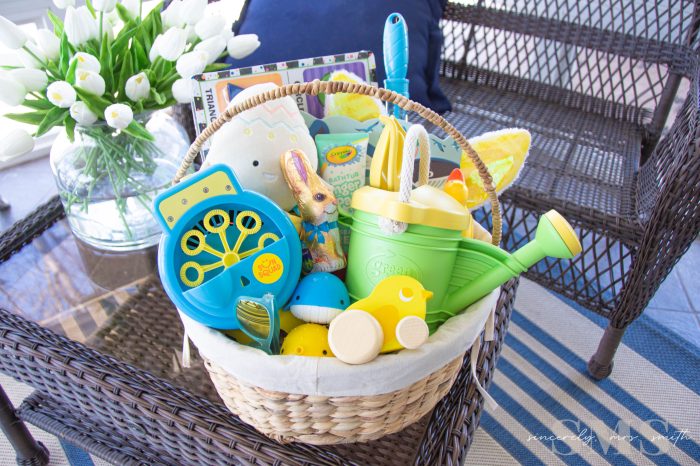 Easter basket ideas for 1 year old