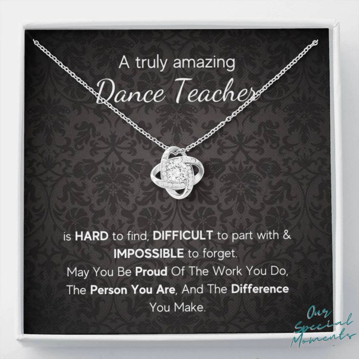 Dance teacher gift ideas