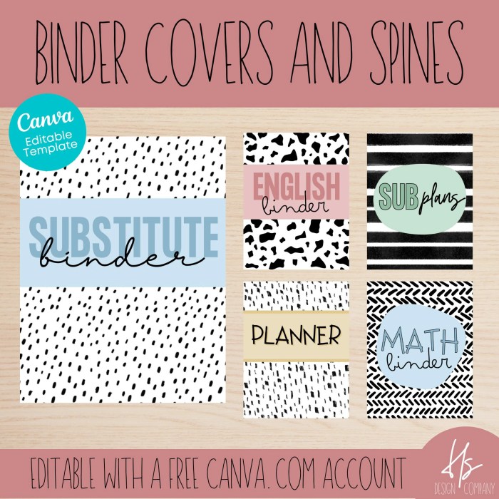 Binder cover ideas