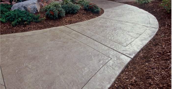 Concrete sidewalk ideas