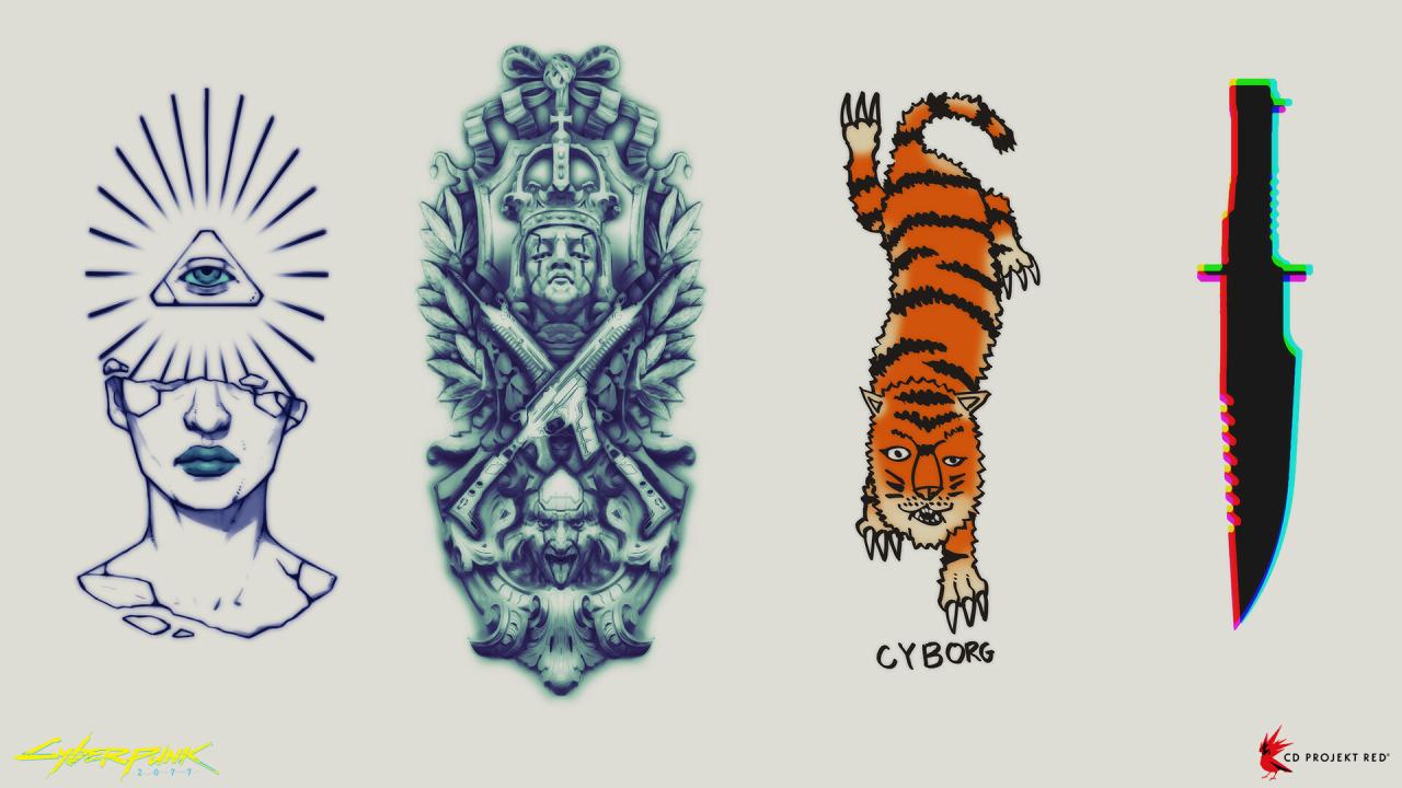 Cyberpunk tattoo ideas