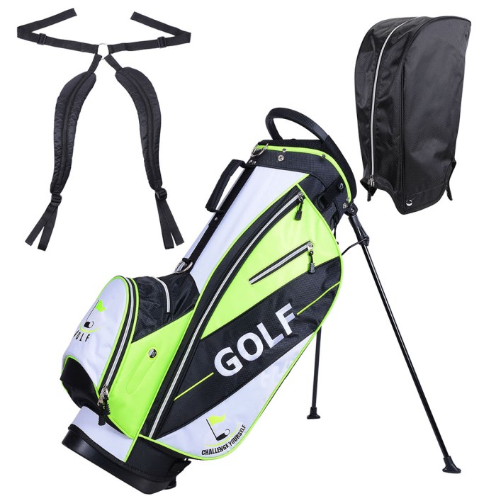 Golf stand bag way club dividers carry cart divider lightweight pockets top bags clubs set