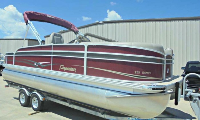 Premier boats pontoon sale used rf solaris