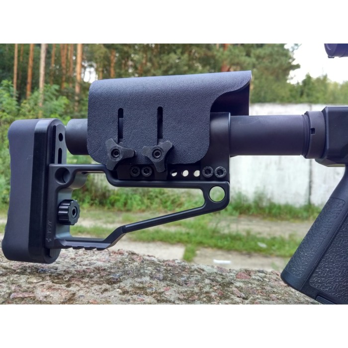 3 way adjustable rifle buttstock