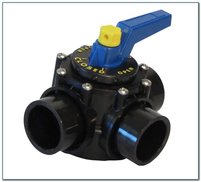 3 way pool valve