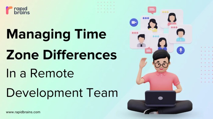 The importance of Time Zone Differences in co-development software