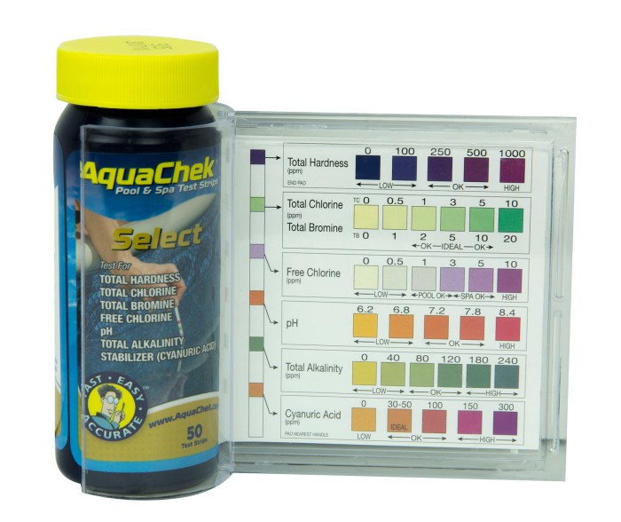 Pool basics 3 way test strips