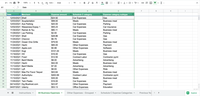 Easiest way to track 1099 deductions