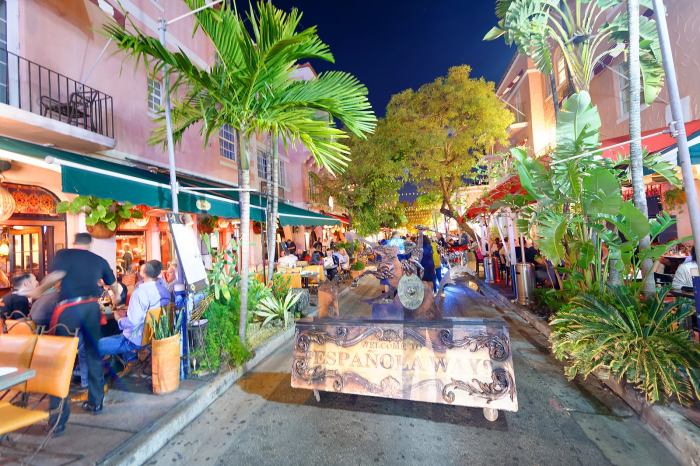 Espanola way south beach