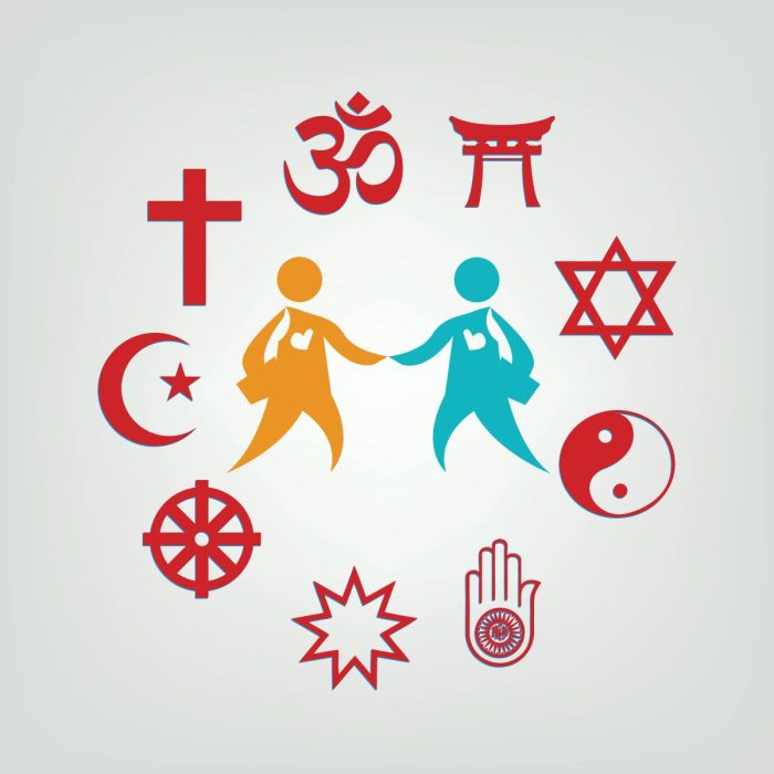 Clipart religious diversity diverse illustration people symbol holding vector webstockreview drawing graphics premium keywords related