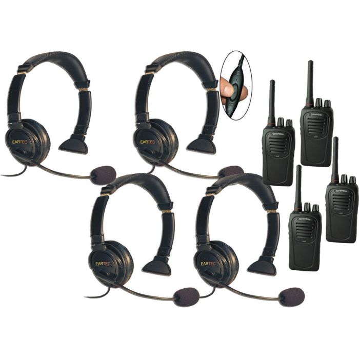 2 way radios and headsets