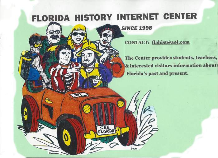 Mailing list of people who love florida history