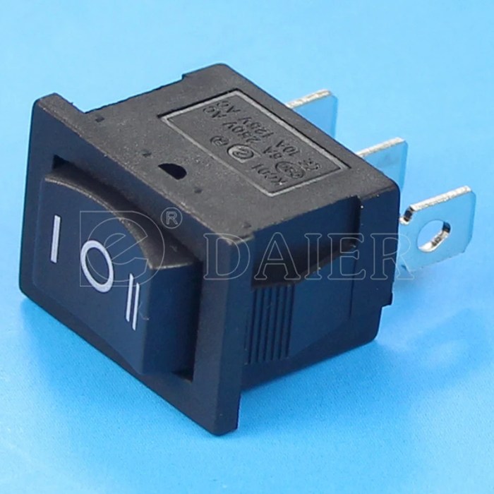 3 way rocker switch