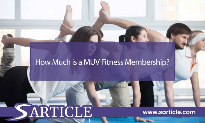 What do people pay for muv fitness membership