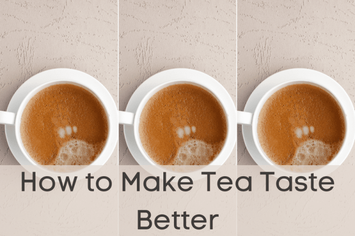 Ways to enhance tea