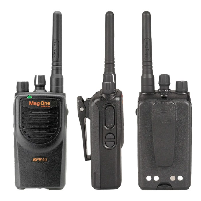 Motorola bpr 40d portable two-way radio