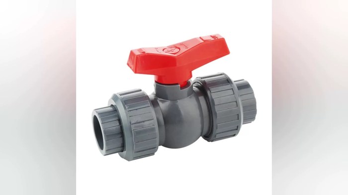 Pvc one way valve