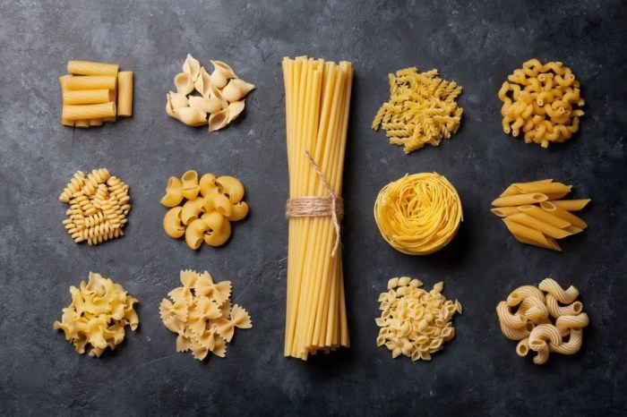 Pasta recipes from history'