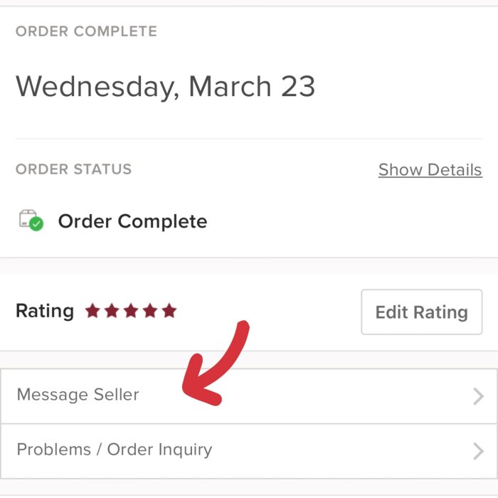 Is there a way to message a seller on poshmark