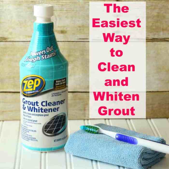 Easiest way to clean grout without scrubbing