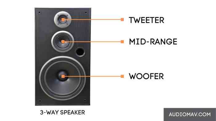 Two way vs three way speakers