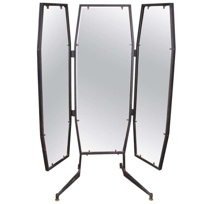 Three way mirror