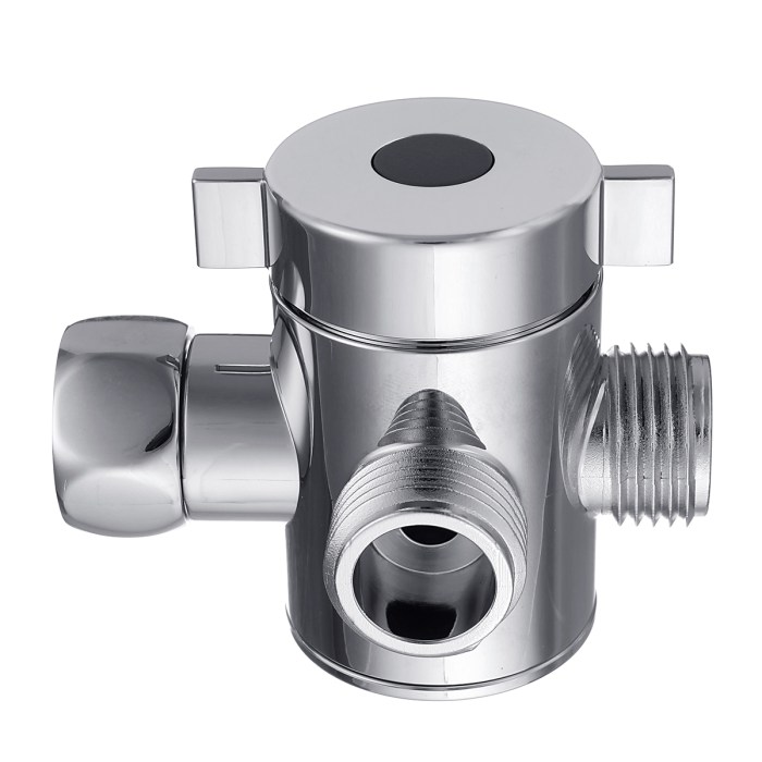 3 way shower diverter valve