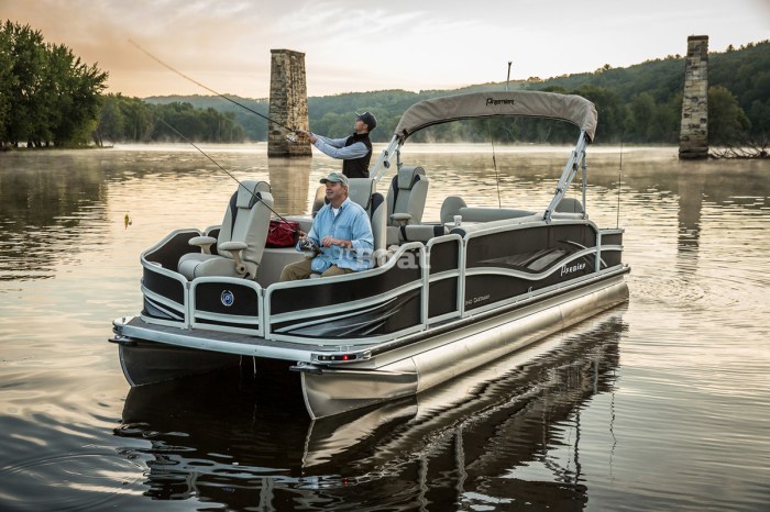 2015 premier 22' cast-a-way pontoon boat value