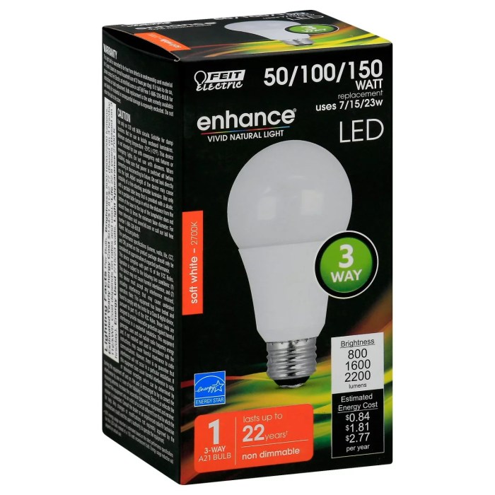 Light bulb led feit electric way enhance a21 soft white bulbs