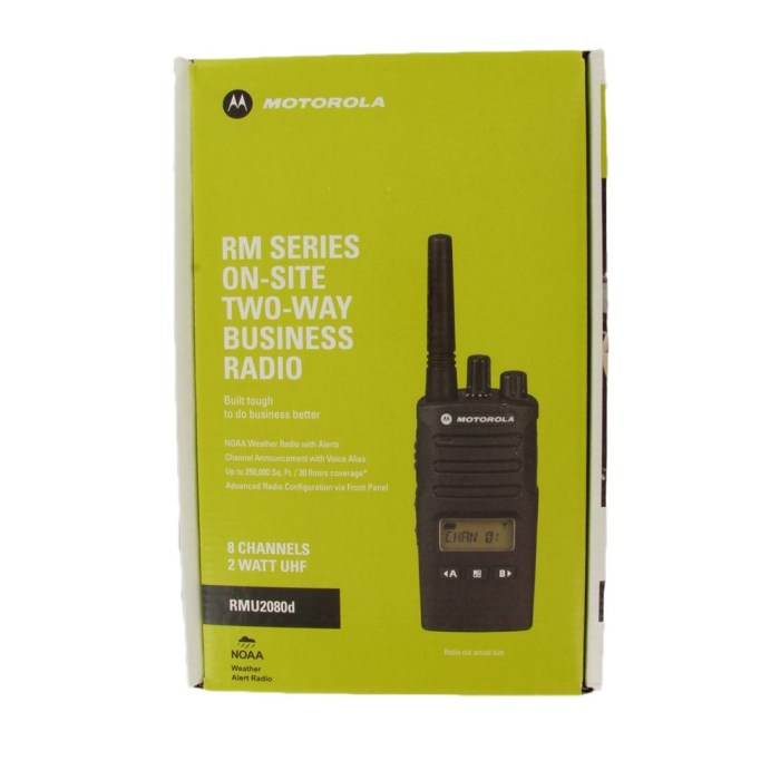 Motorola rm radio way two