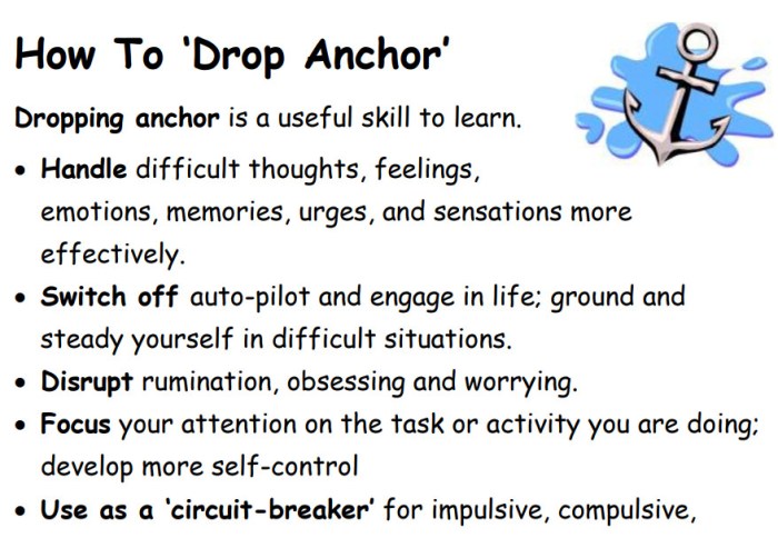 What is the best way to retrieve an anchor