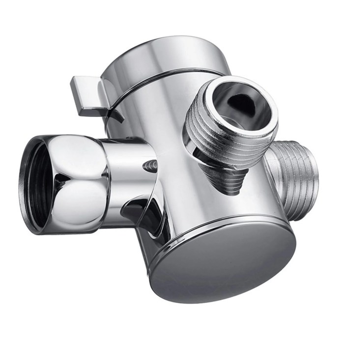 Shower head diverter valve 4-way