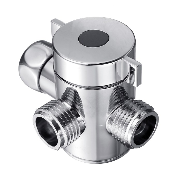 3 way shower diverter valve