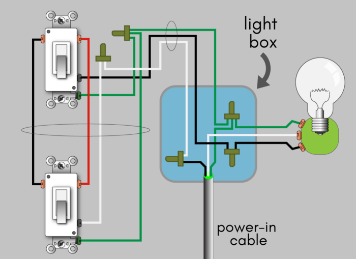 3 way light switch wiring diagram